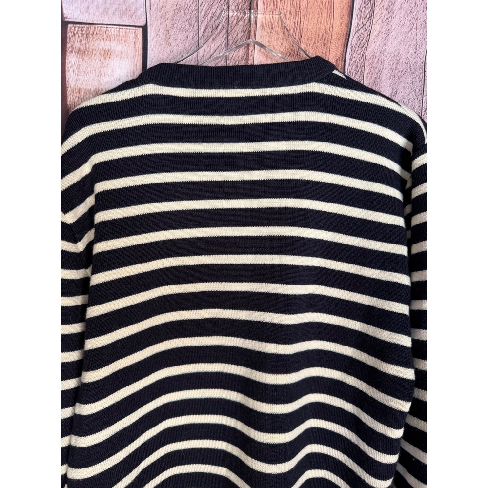 Armor-Lux Breton Striped Wool Sweater Coastal Nautical French Size 5 US XXL - Picture 5 of 11